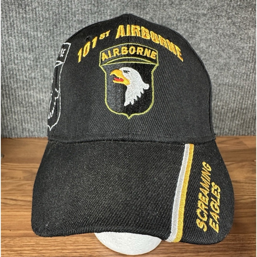 KYS Design Cap US Army 101st Airborne Division Black Baseball Hat Adjustable